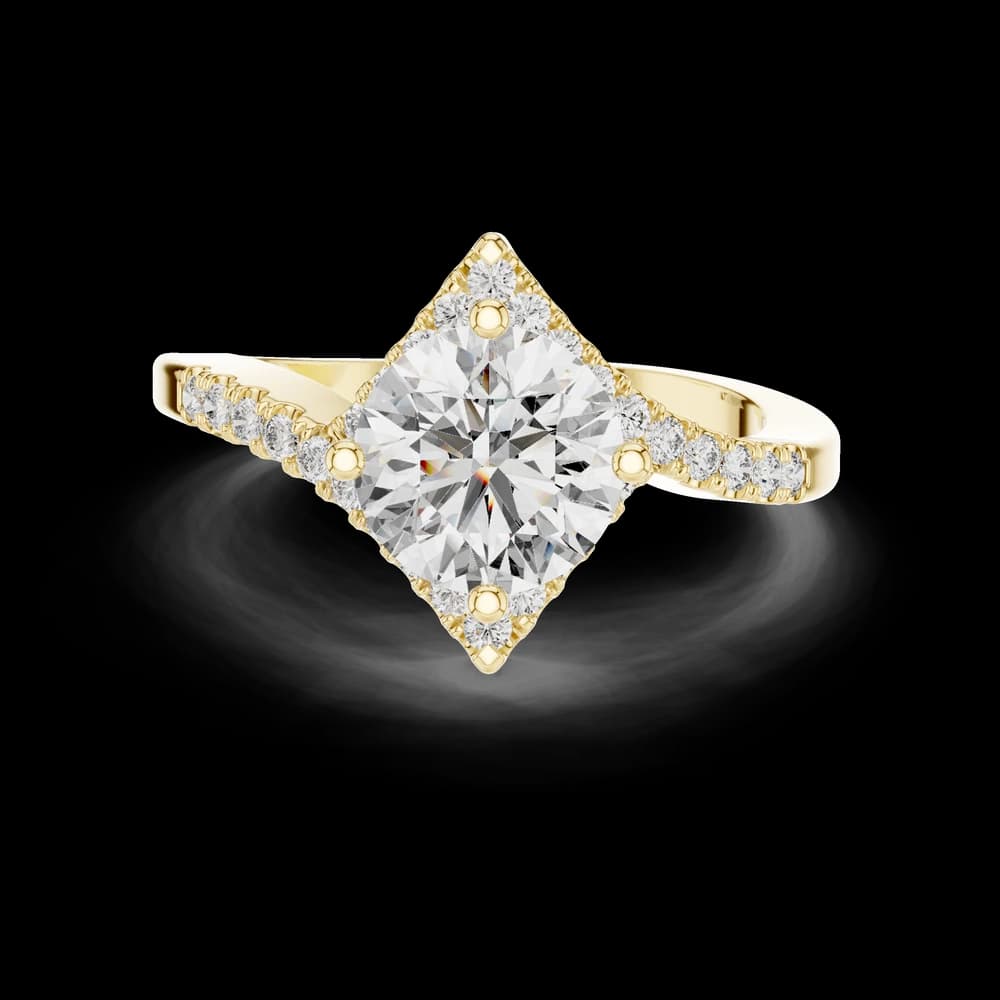 Absolute Bliss Lab Grown Diamond Modern Ring - Image 3 Absolute Bliss Lab Grown Diamond Modern Ring, view 3 of 6