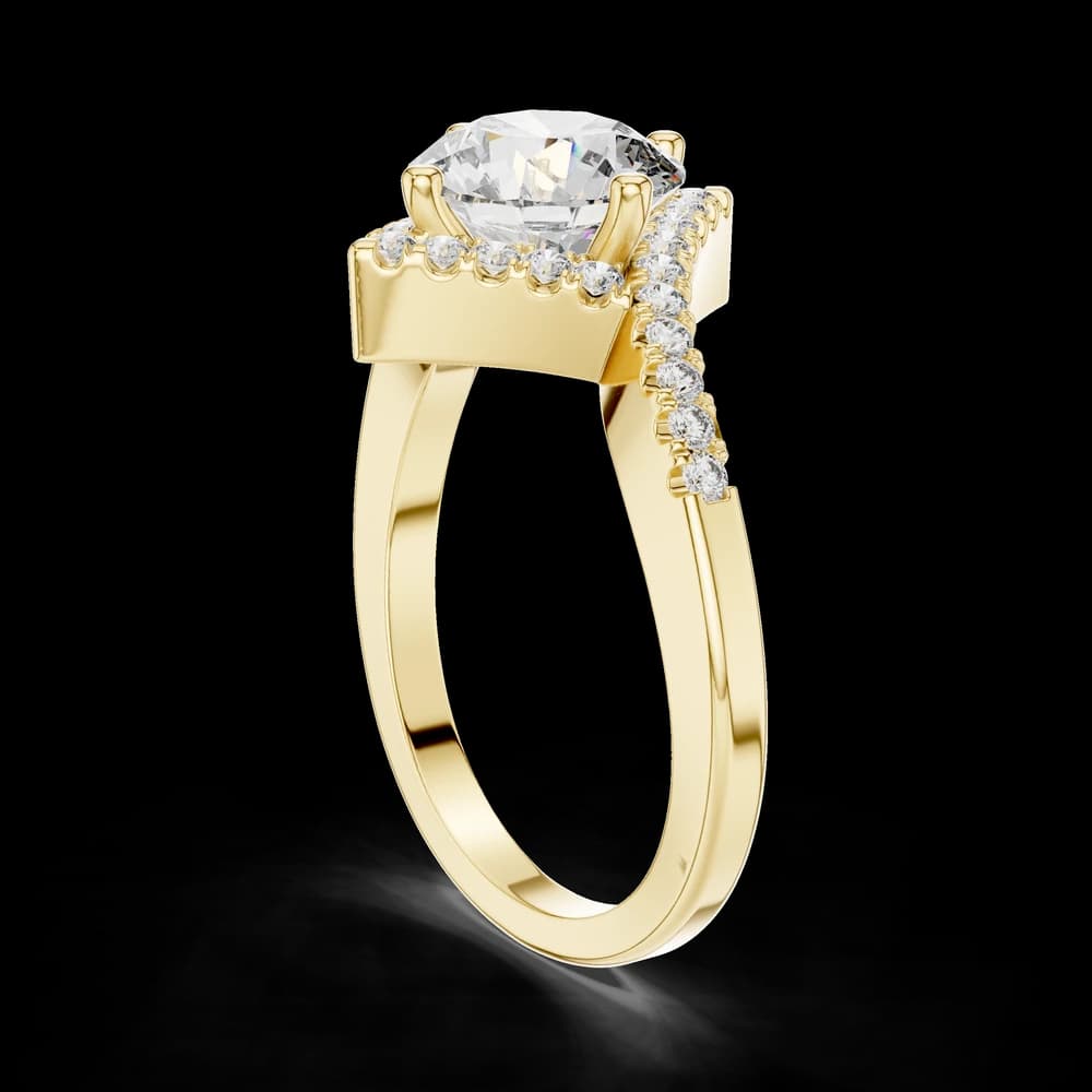Absolute Bliss Lab Grown Diamond Modern Ring - Image 4 Absolute Bliss Lab Grown Diamond Modern Ring, view 4 of 6