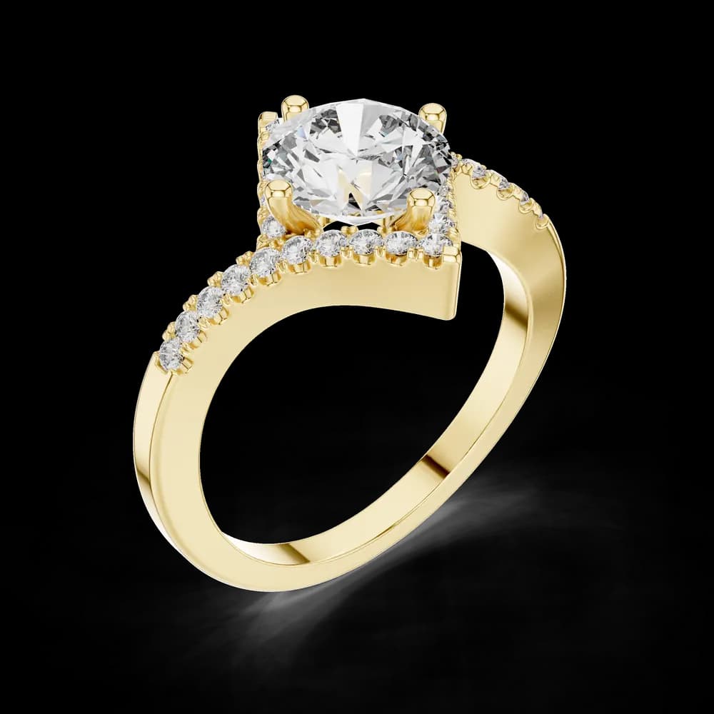 Absolute Bliss Lab Grown Diamond Modern Ring - Image 5 Absolute Bliss Lab Grown Diamond Modern Ring, view 5 of 6