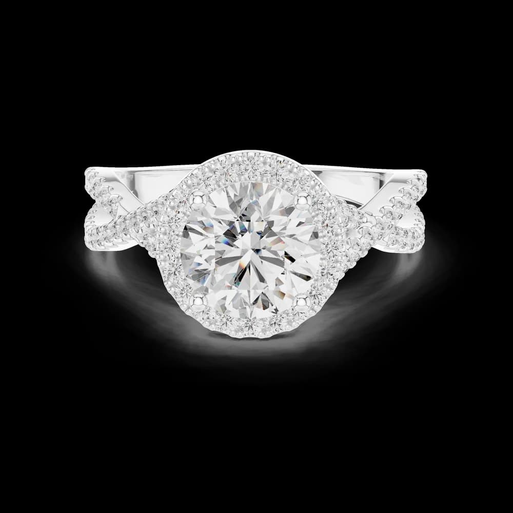 Absolute Clarity Lab Grown Diamond Solitaire Ring - Image 2 Absolute Clarity Lab Grown Diamond Solitaire Ring, view 2 of 6