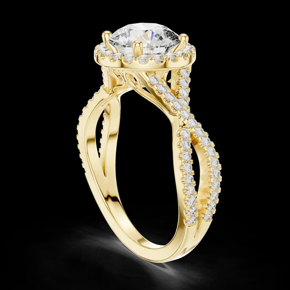 Absolute Clarity Lab Grown Diamond Solitaire Ring - Image 4 Absolute Clarity Lab Grown Diamond Solitaire Ring, view 4 of 6