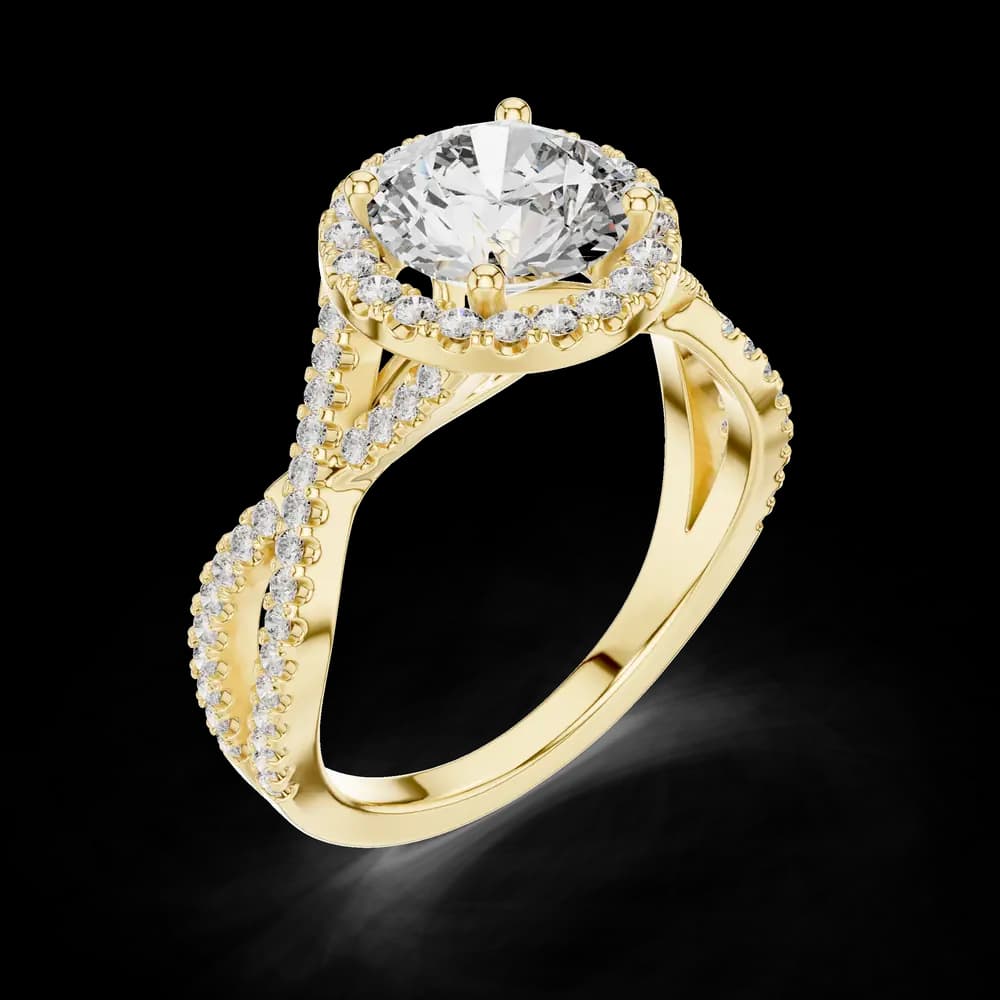 Absolute Clarity Lab Grown Diamond Solitaire Ring - Image 5 Absolute Clarity Lab Grown Diamond Solitaire Ring, view 5 of 6