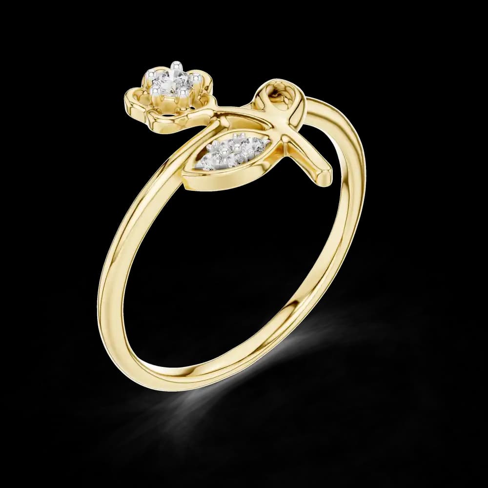 Absolute Lab grown diamond Rings style - Image 5 Absolute Lab grown diamond Rings style, view 5 of 6