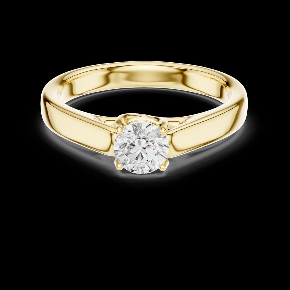 Active Mind Lab grown Solitaire diamond Rings design - Image 3 Active Mind Lab grown Solitaire diamond Rings design, view 3 of 6