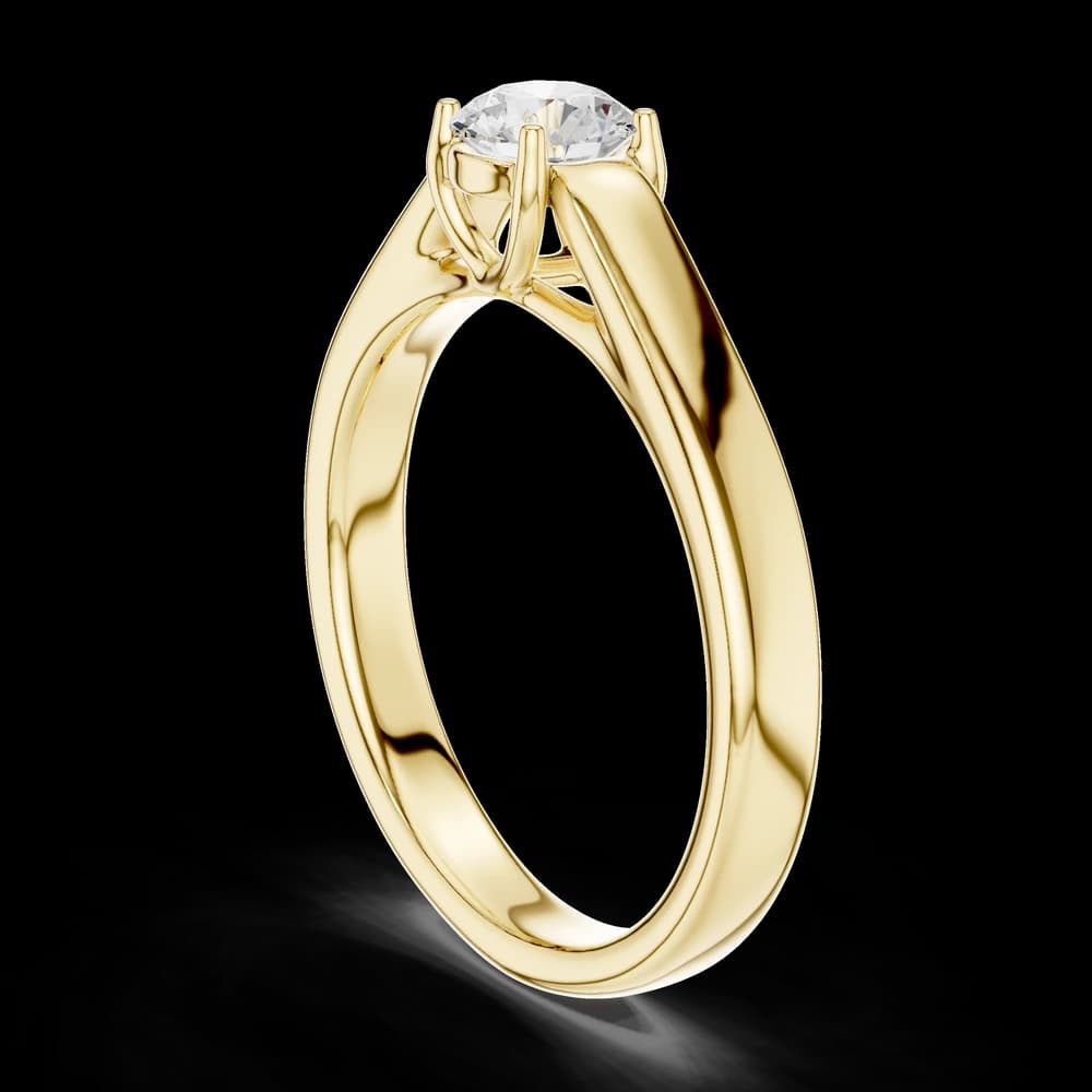 Active Mind Lab grown Solitaire diamond Rings design - Image 4 Active Mind Lab grown Solitaire diamond Rings design, view 4 of 6
