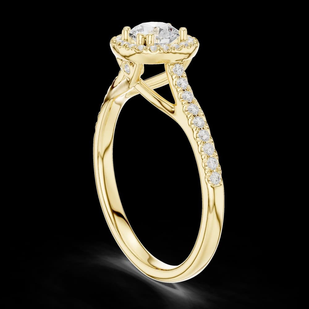Aged Wine Lab grown diamond Rings design - Image 4 Aged Wine Lab grown diamond Rings design, view 4 of 6