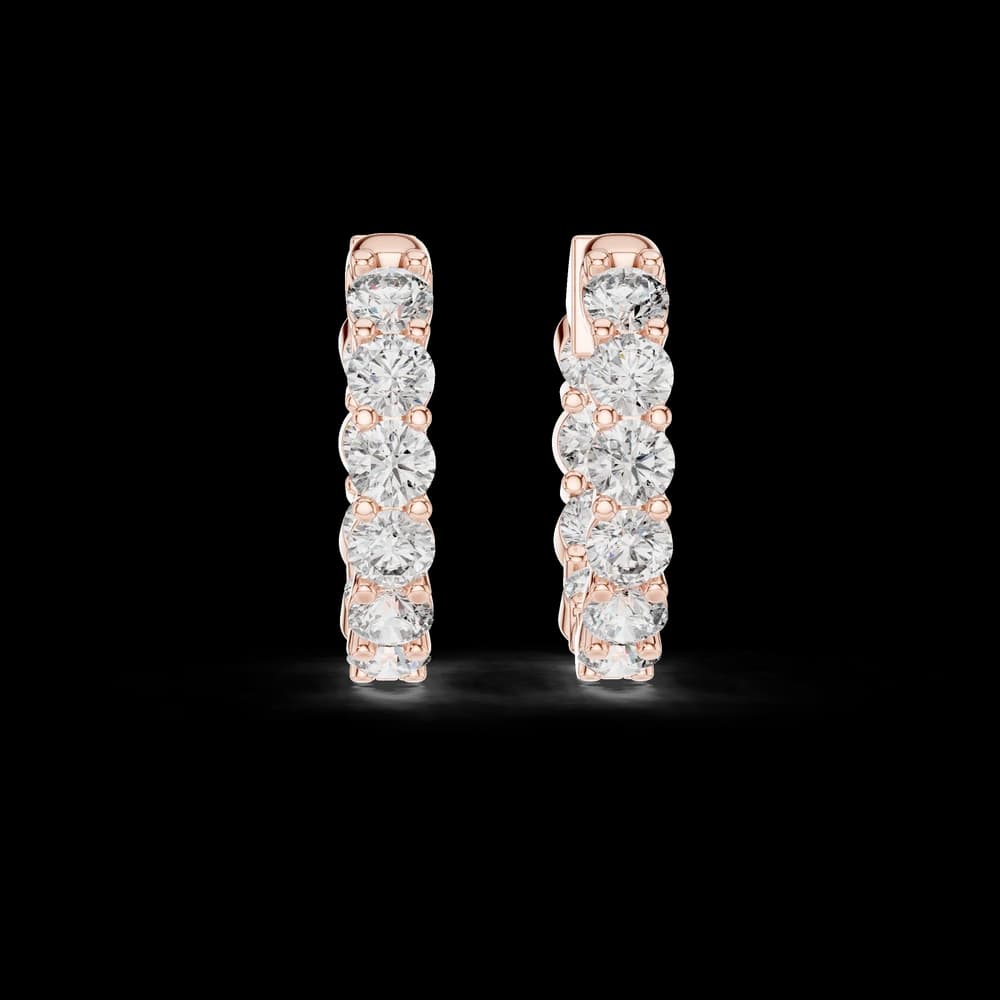 Aglow Lab grown diamond Earrings style - Image 1 Aglow Lab grown diamond Earrings style, view 1 of 6