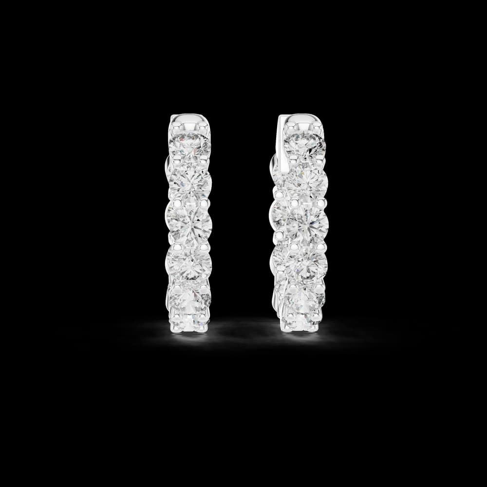 Aglow Lab grown diamond Earrings style - Image 2 Aglow Lab grown diamond Earrings style, view 2 of 6