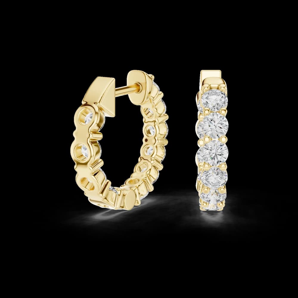 Aglow Lab grown diamond Earrings style - Image 4 Aglow Lab grown diamond Earrings style, view 4 of 6