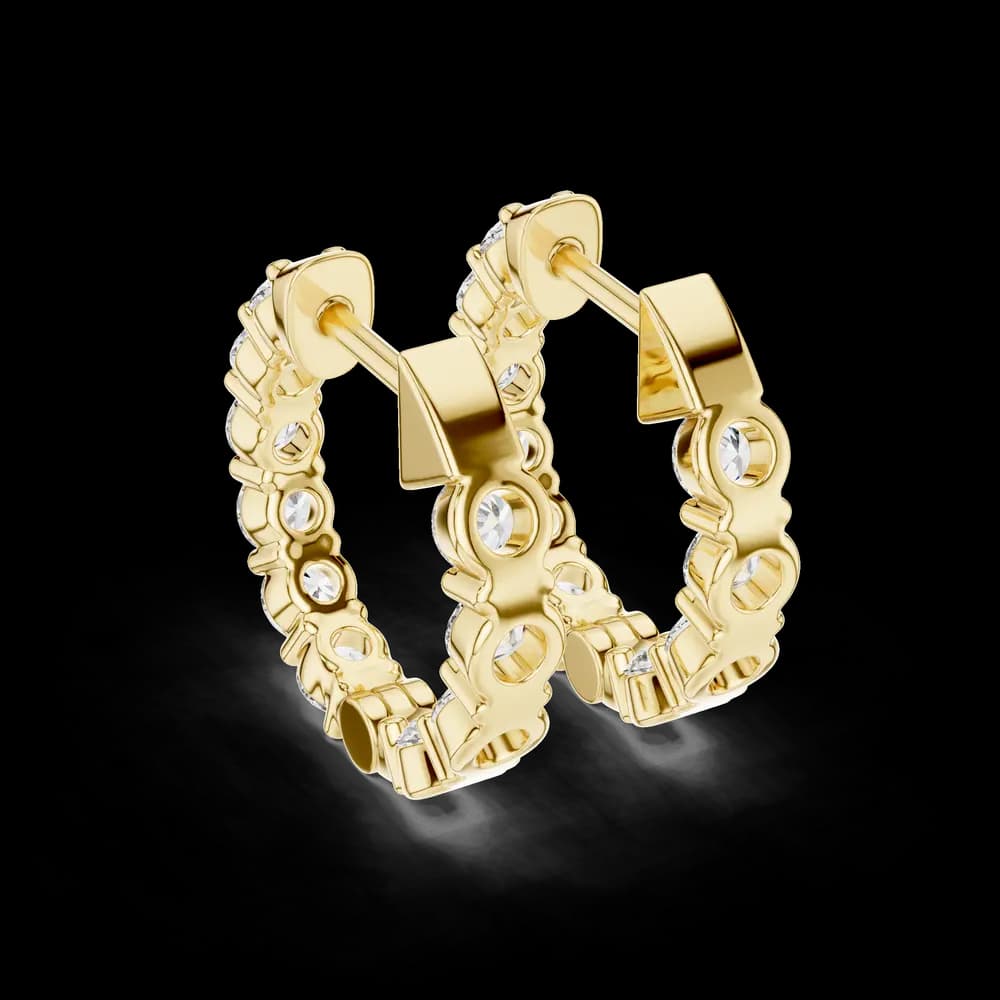 Aglow Lab grown diamond Earrings style - Image 6 Aglow Lab grown diamond Earrings style, view 6 of 6