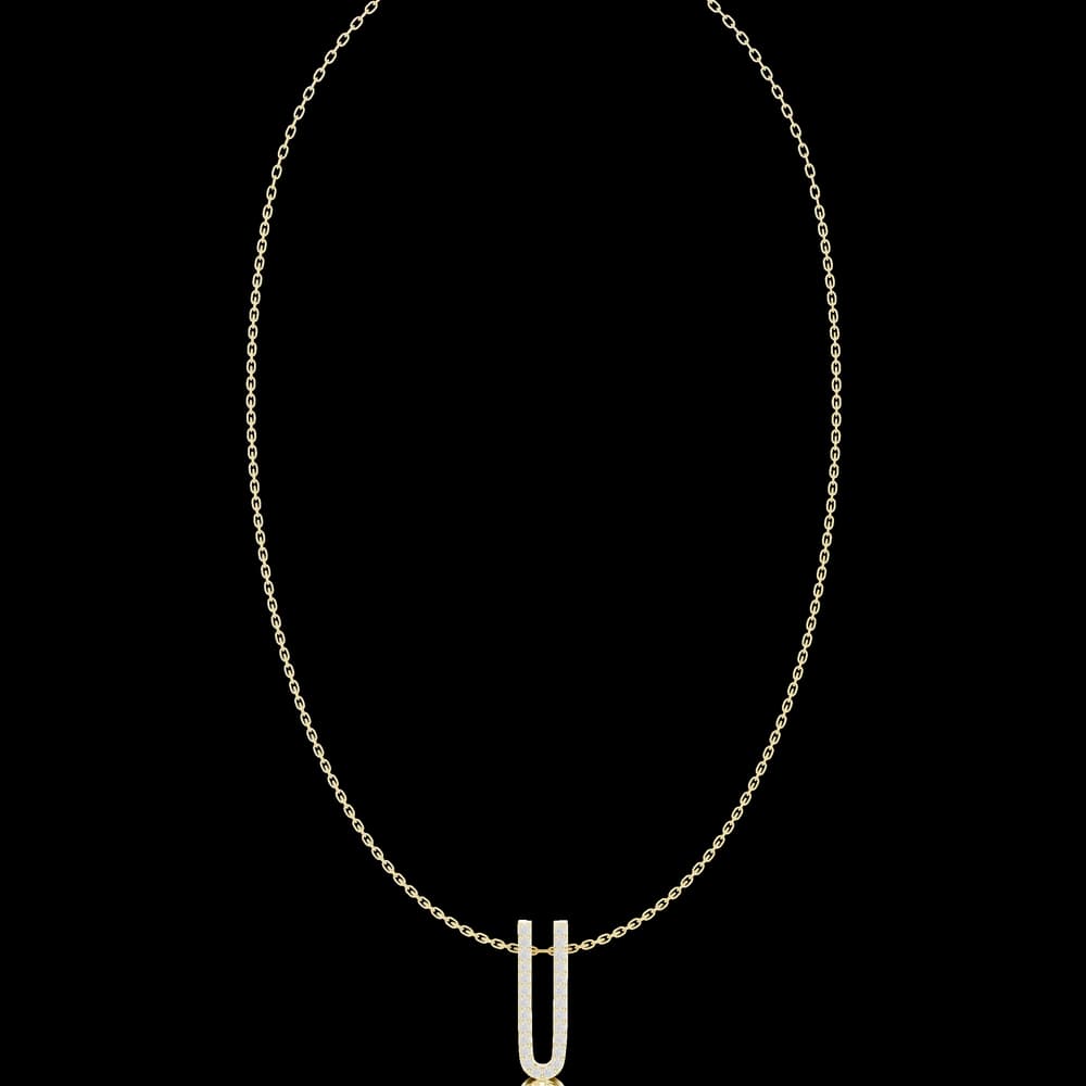 Alluring Classic-Cut Diamond Lab Grown Necklace - Image 3 Alluring Classic-Cut Diamond Lab Grown Necklace, view 3 of 6