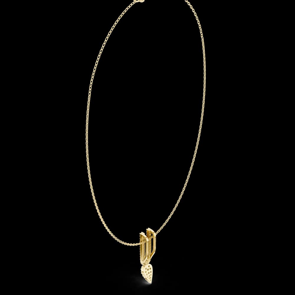 Alluring Classic-Cut Diamond Lab Grown Necklace - Image 5 Alluring Classic-Cut Diamond Lab Grown Necklace, view 5 of 6