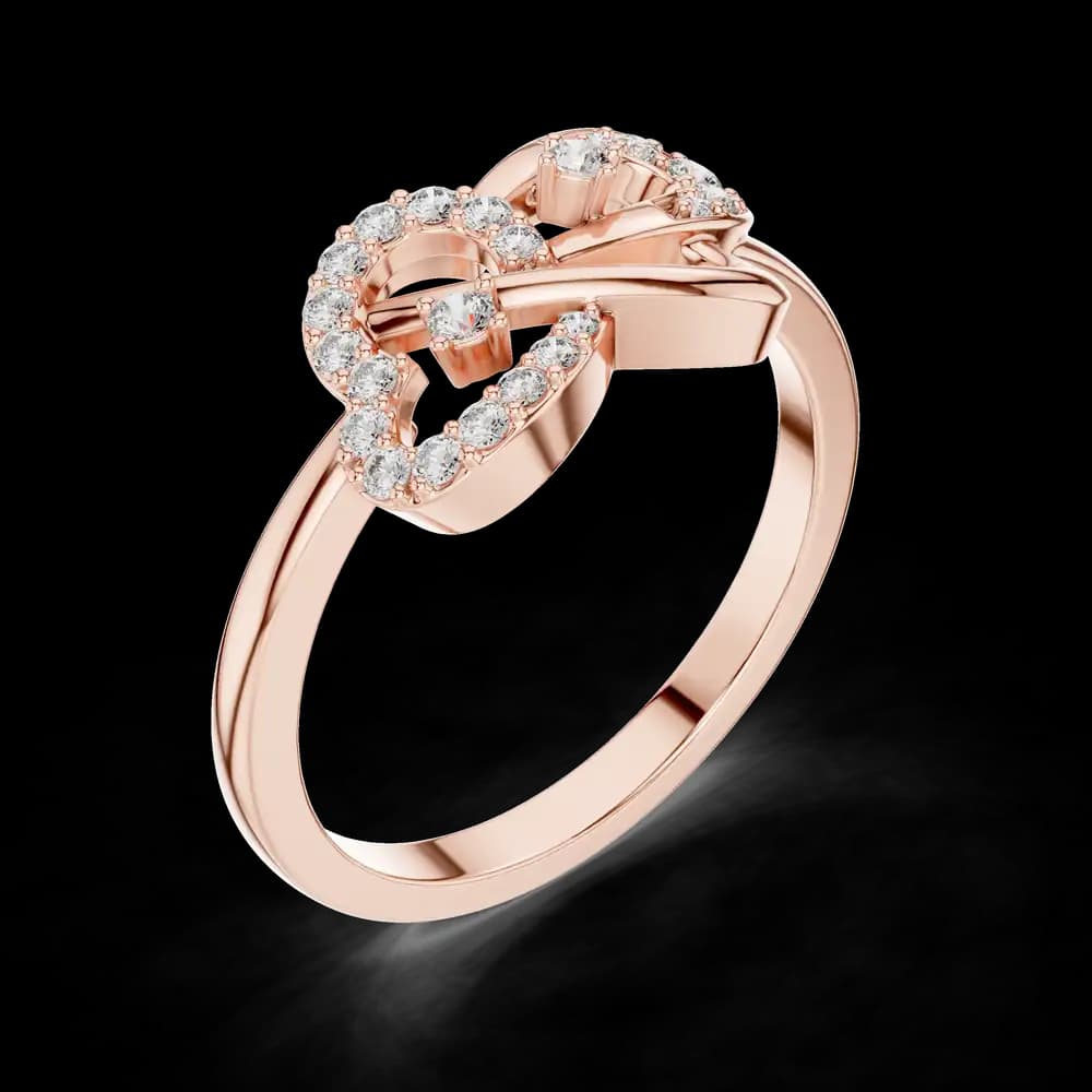 Alluring Lab grown diamond ring band - Image 1 Alluring Lab grown diamond ring band, view 1 of 1