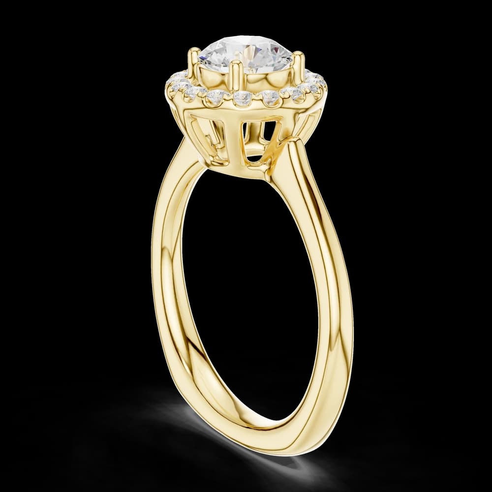Amber Aura Lab Grown Diamond Ring - Image 4 Amber Aura Lab Grown Diamond Ring, view 4 of 6