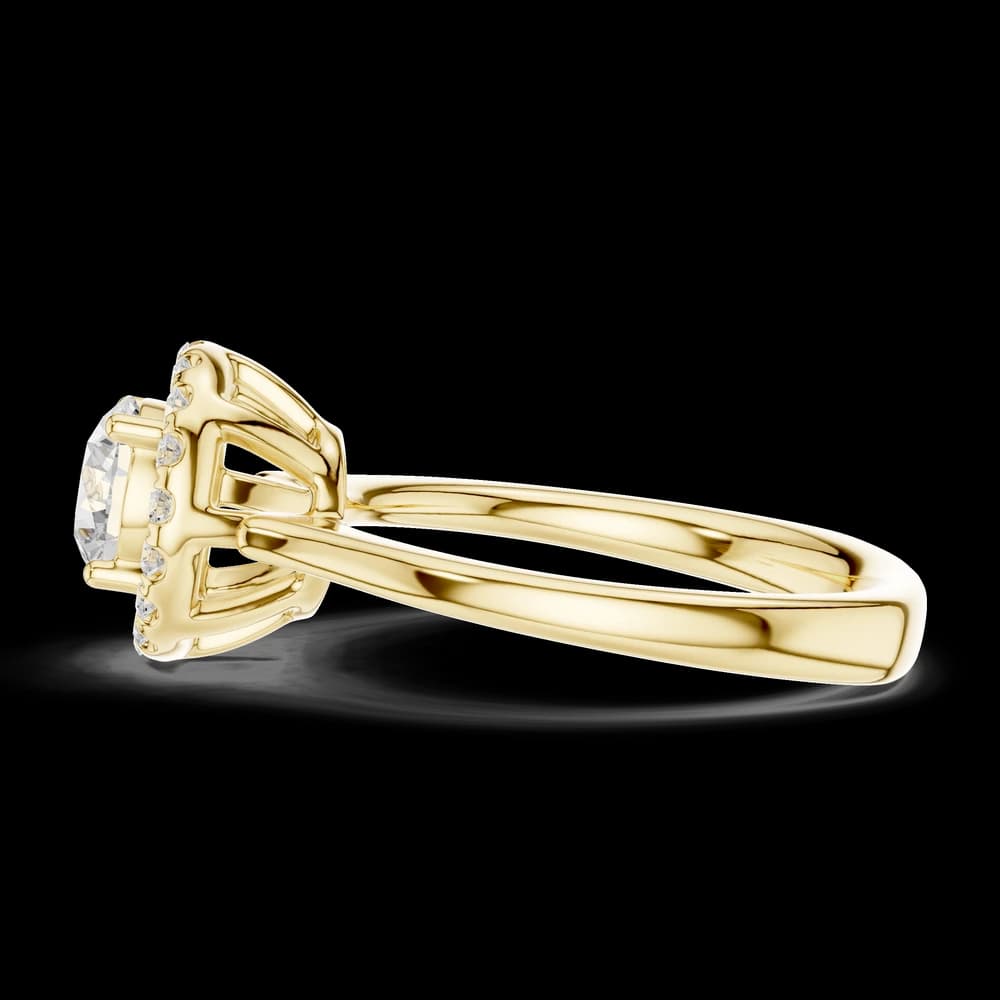 Amber Aura Lab Grown Diamond Ring - Image 6 Amber Aura Lab Grown Diamond Ring, view 6 of 6