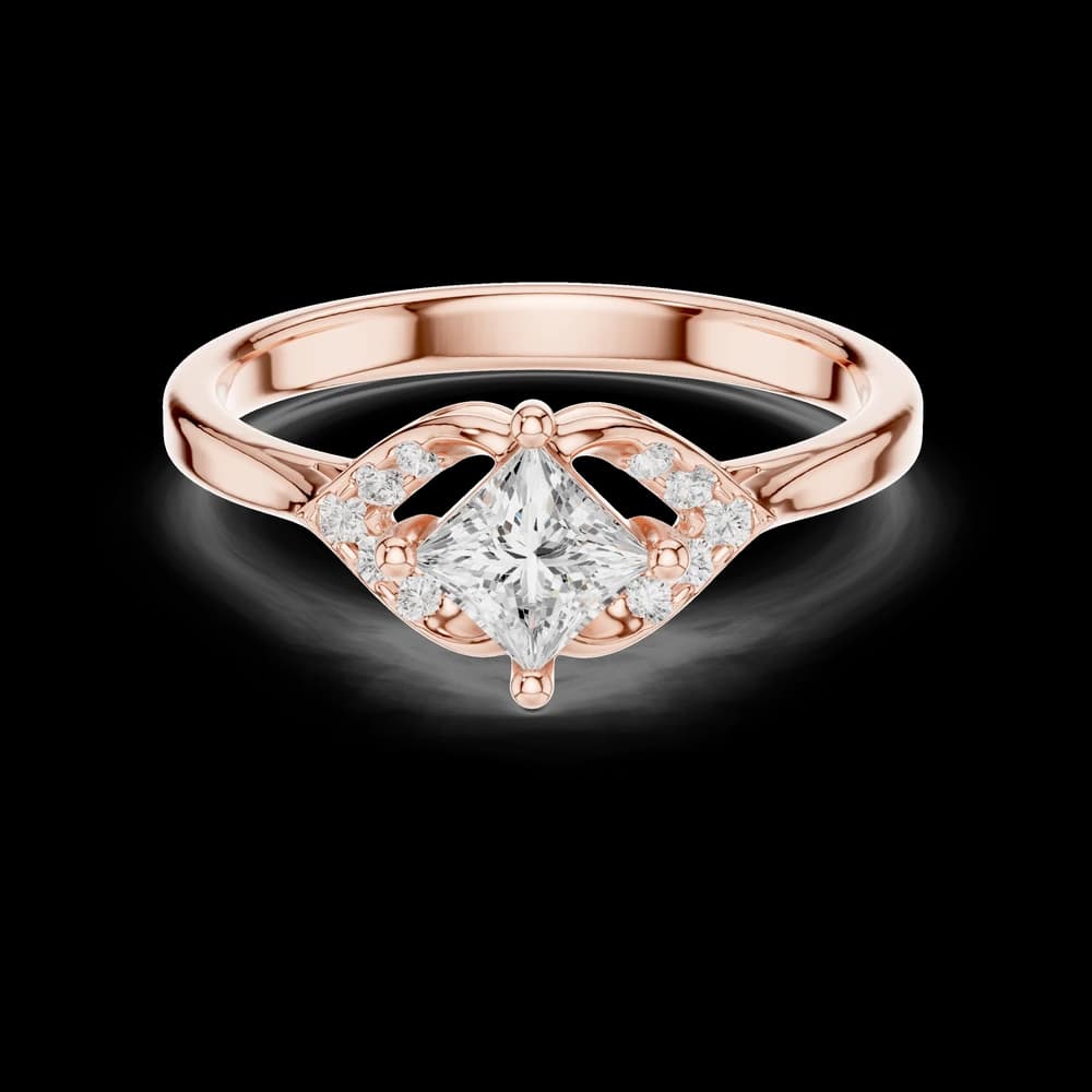 Ancient Anchor Lab Grown princess Diamond Ring - Image 1 Ancient Anchor Lab Grown princess Diamond Ring, view 1 of 6