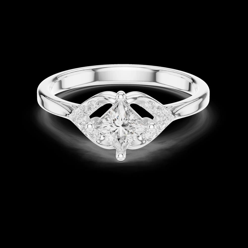 Ancient Anchor Lab Grown princess Diamond Ring - Image 2 Ancient Anchor Lab Grown princess Diamond Ring, view 2 of 6