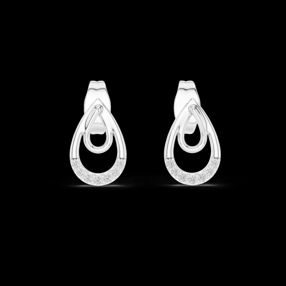 Angelic Lab grown diamond Earrings pair - Image 2 Angelic Lab grown diamond Earrings pair, view 2 of 6
