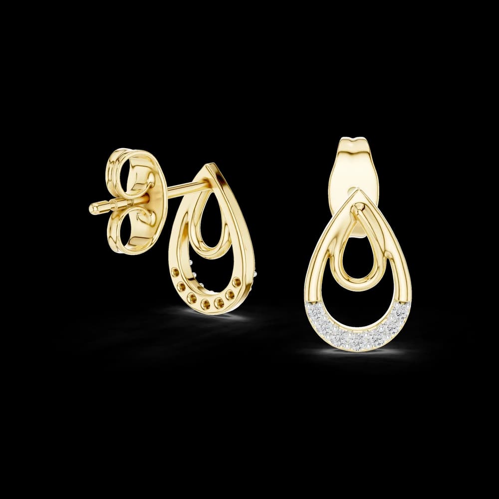 Angelic Lab grown diamond Earrings pair - Image 4 Angelic Lab grown diamond Earrings pair, view 4 of 6