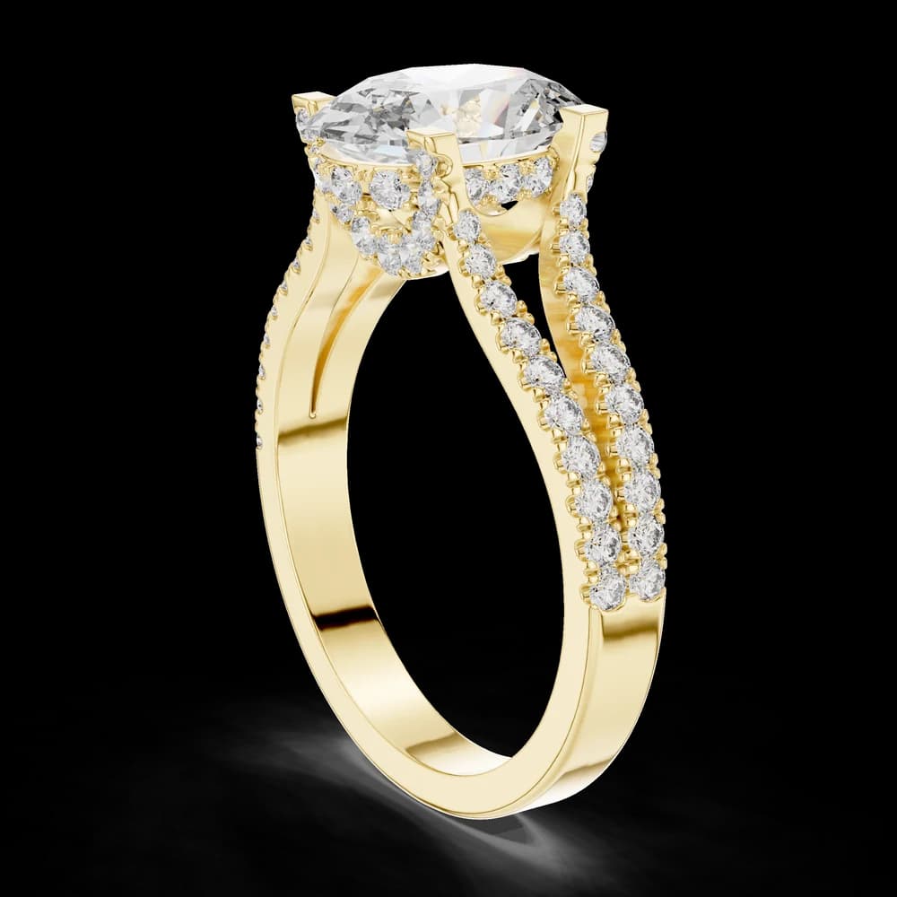 Arctic Mirror Lab Grown Diamond Oval Ring - Image 4 Arctic Mirror Lab Grown Diamond Oval Ring, view 4 of 6