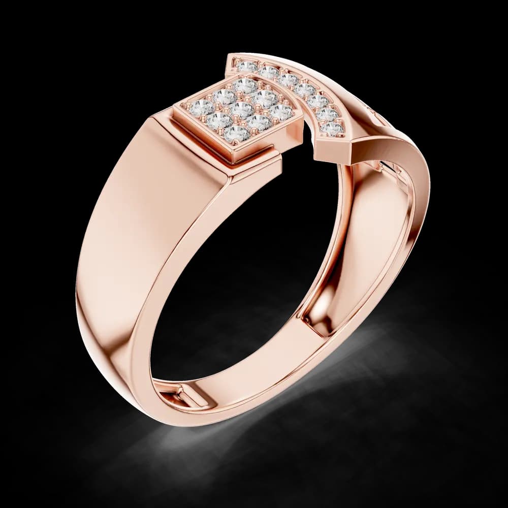 Arresting Lab grown diamond ring piece - Image 1 Arresting Lab grown diamond ring piece, view 1 of 1