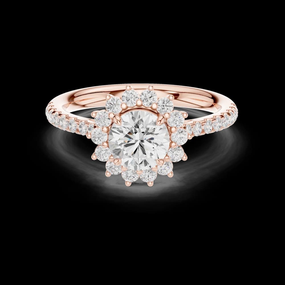 Athena Regal Shield Geometric Lab Grown Diamond Ring - Image 1 Athena Regal Shield Geometric Lab Grown Diamond Ring, view 1 of 6