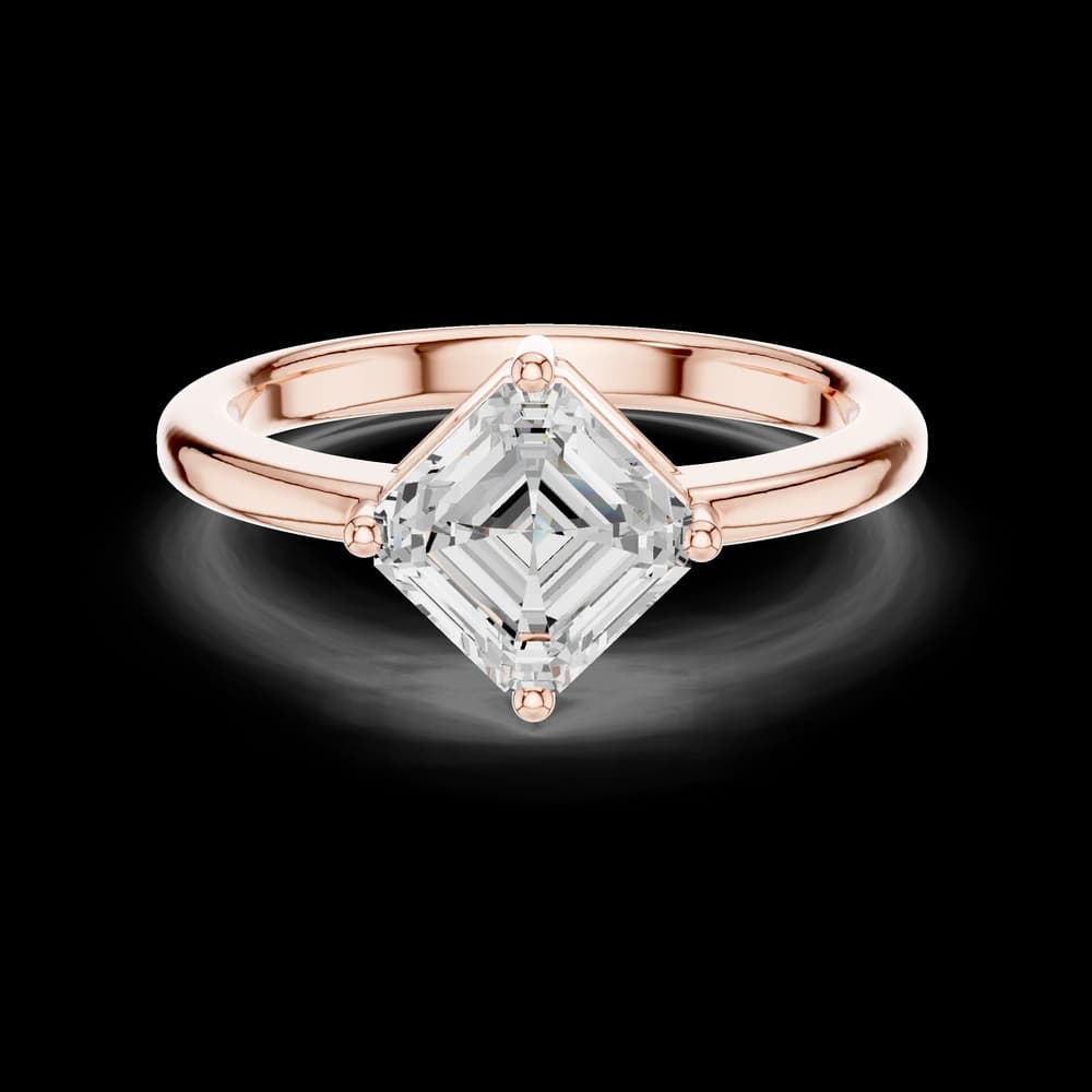 Aura Astral Lab Grown Solitaire Diamond Ring - Image 1 Aura Astral Lab Grown Solitaire Diamond Ring, view 1 of 6