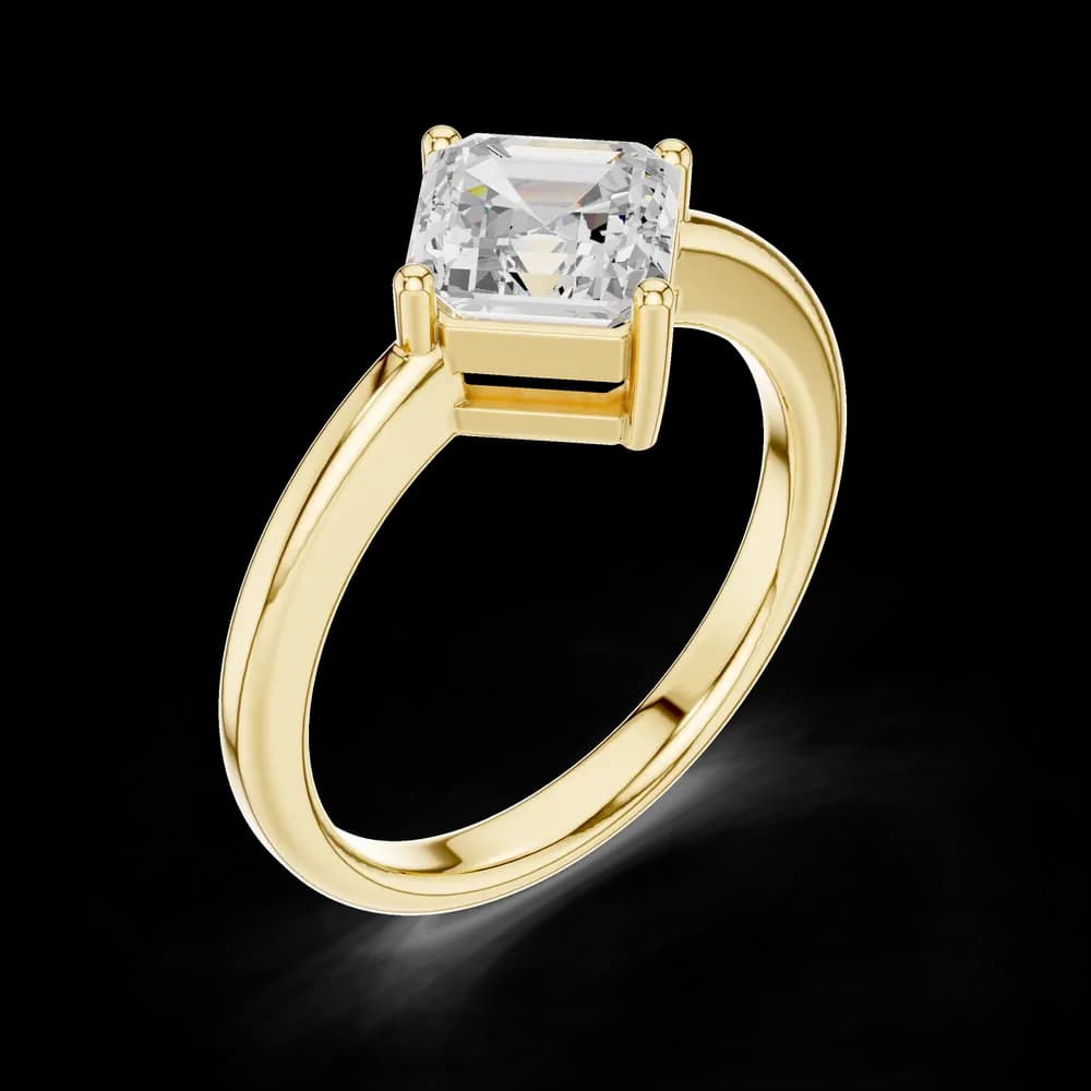 Aura Astral Lab Grown Solitaire Diamond Ring - Image 5 Aura Astral Lab Grown Solitaire Diamond Ring, view 5 of 6