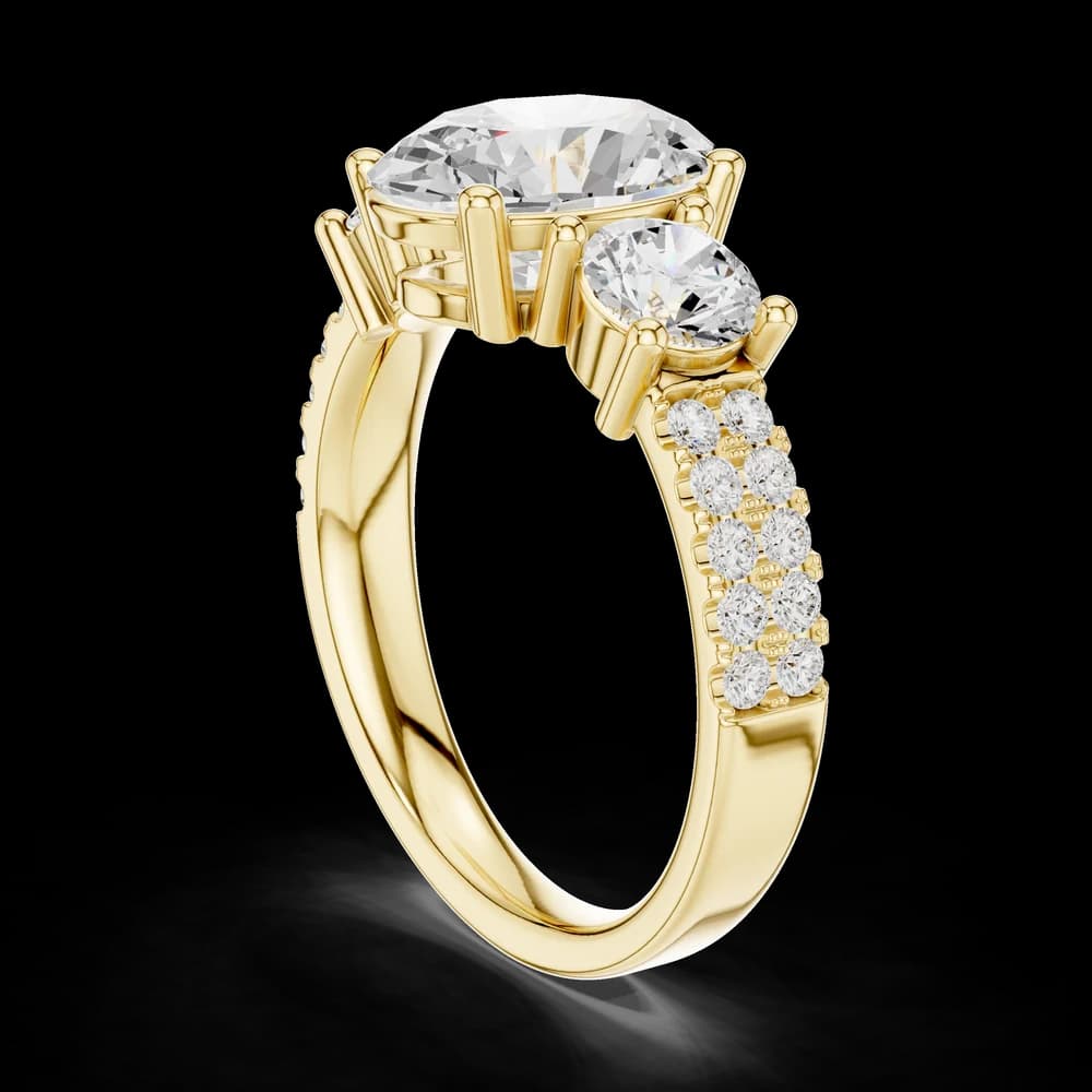 Aura Oval Shape Lab Grown Diamond Ring - Image 4 Aura Oval Shape Lab Grown Diamond Ring, view 4 of 6