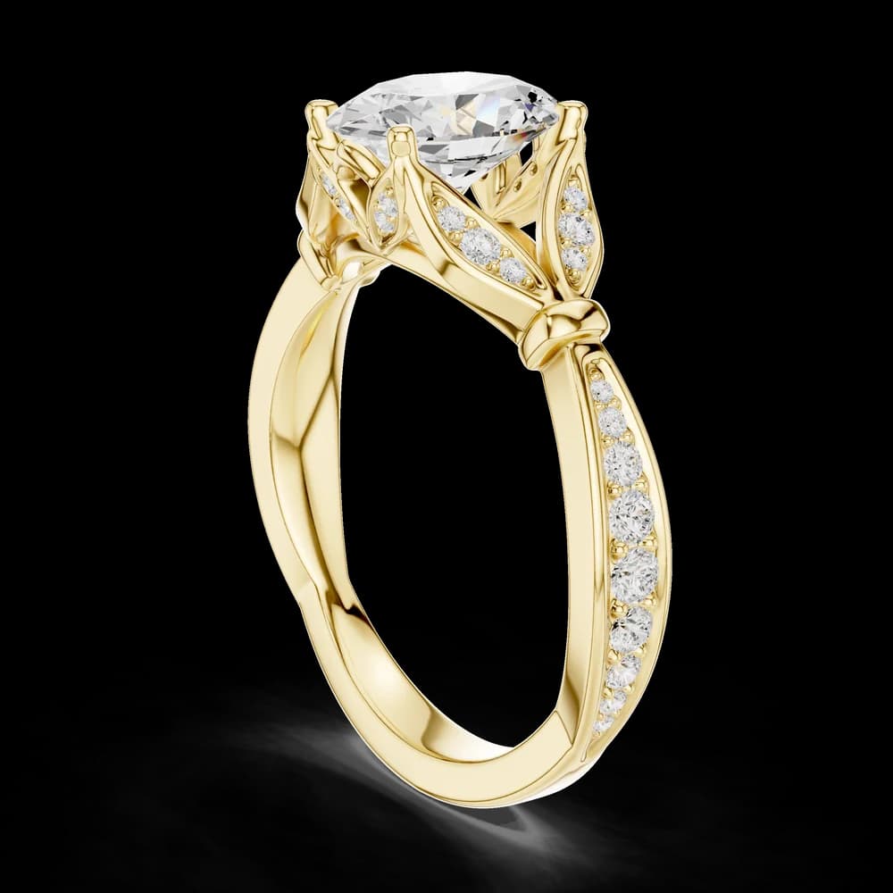 Oval Lab Grown Diamond Ring - Image 4 Oval Lab Grown Diamond Ring, view 4 of 6