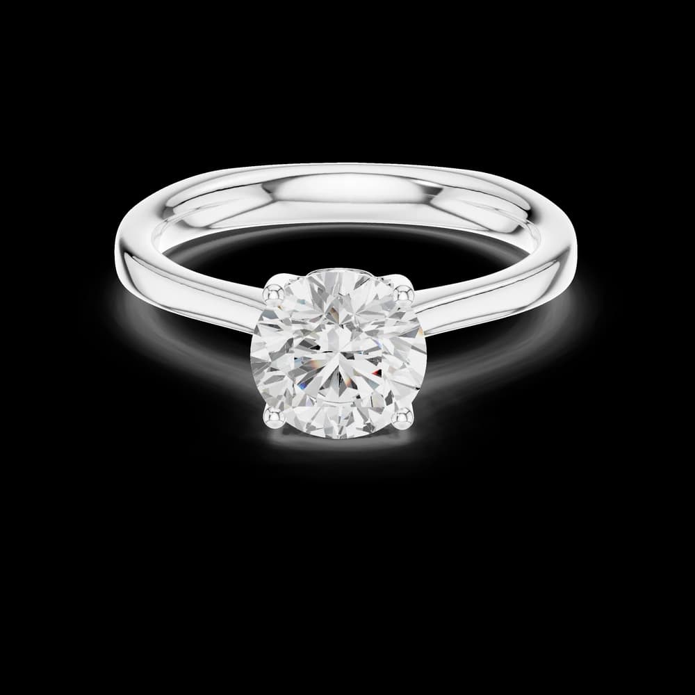 Autumn Aster Lab Grown Solitaire Diamond Ring - Image 2 Autumn Aster Lab Grown Solitaire Diamond Ring, view 2 of 6