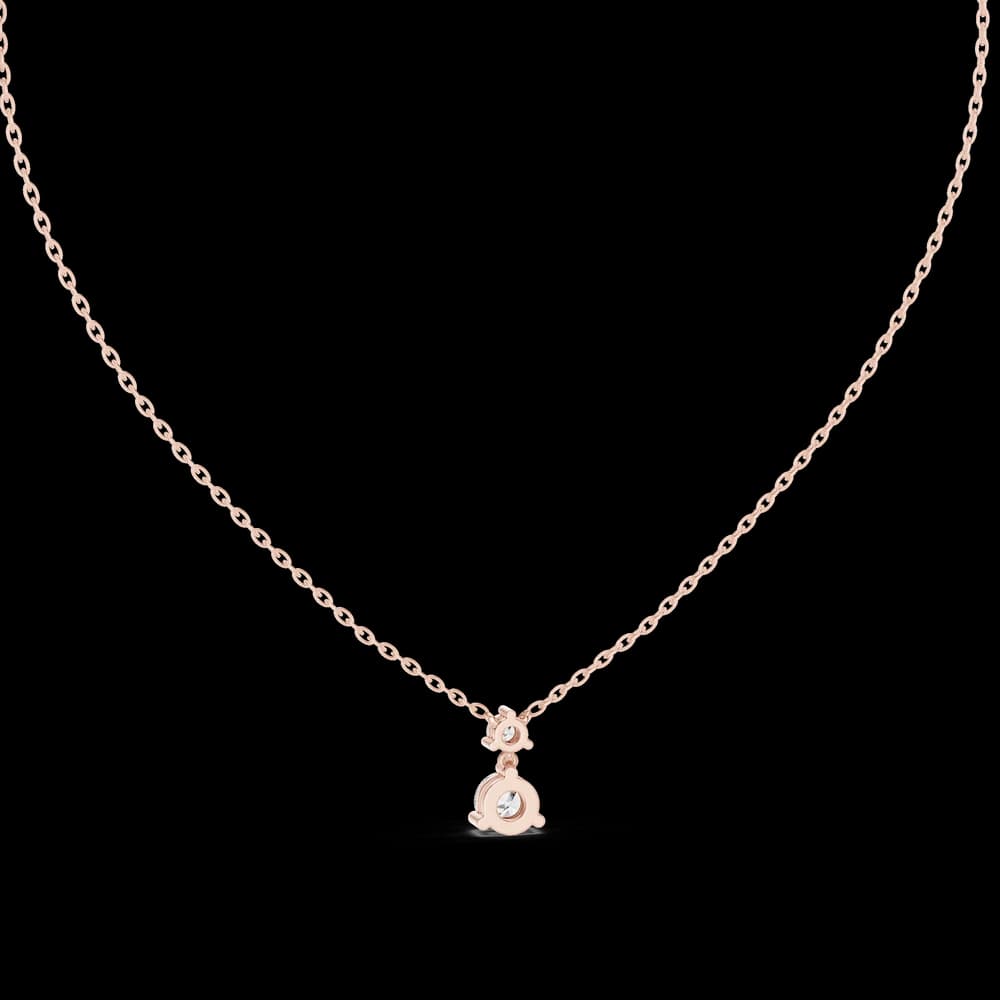 Autumn Leaf lab grown diamond pendant - Image 1 Autumn Leaf lab grown diamond pendant, view 1 of 6