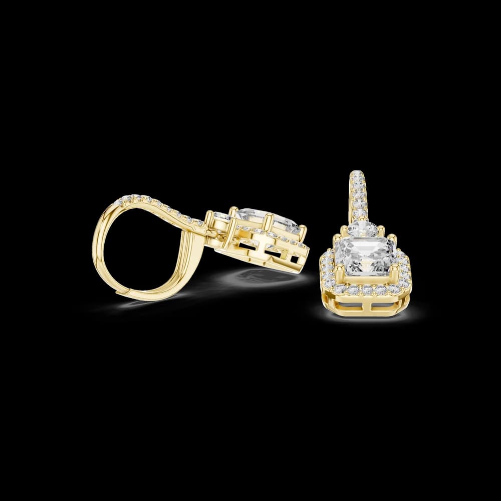 Autumn Wind lab grown diamond earring design - Image 4 Autumn Wind lab grown diamond earring design, view 4 of 6