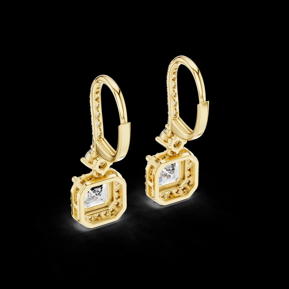 Autumn Wind lab grown diamond earring design - Image 6 Autumn Wind lab grown diamond earring design, view 6 of 6