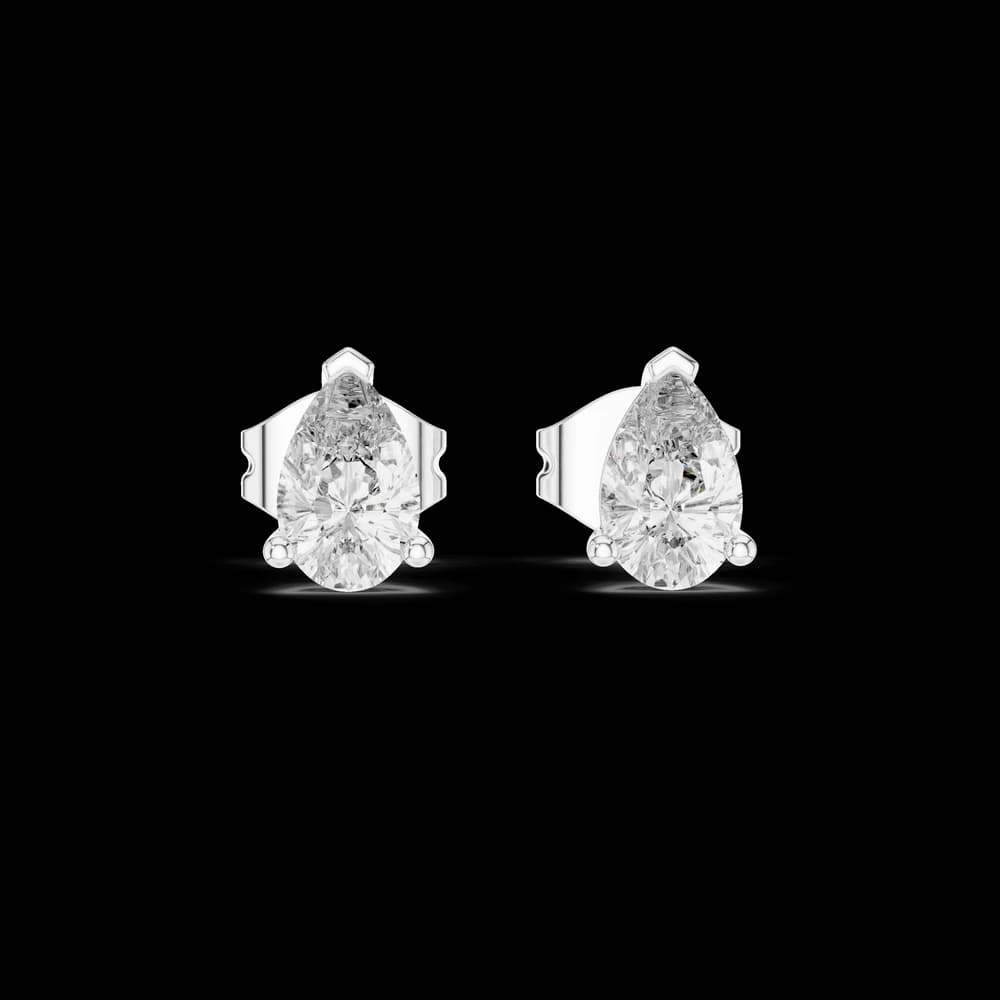 Awe-inspiring Lab grown diamond Earrings motif - Image 2 Awe-inspiring Lab grown diamond Earrings motif, view 2 of 6