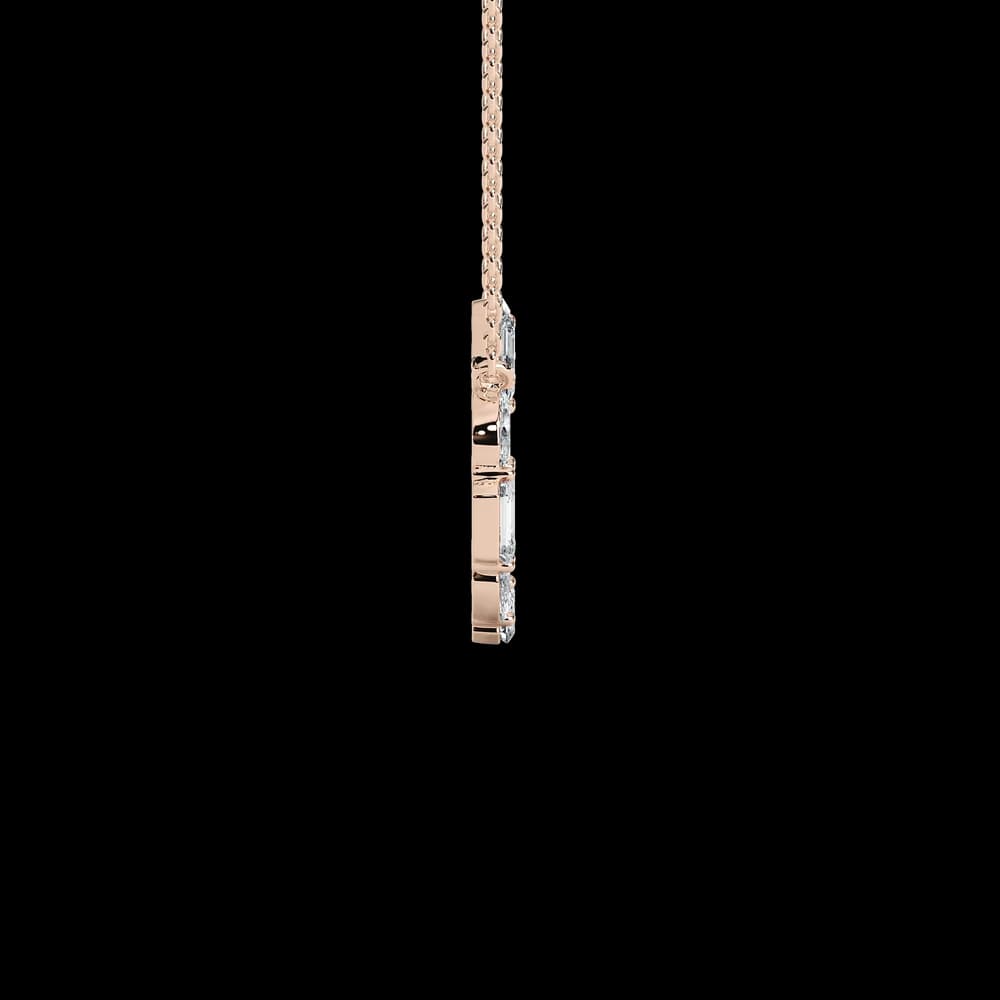 Badgley Mischka Lab Grown Diamond Circle Pendant - Image 3 Badgley Mischka Lab Grown Diamond Circle Pendant, view 3 of 4