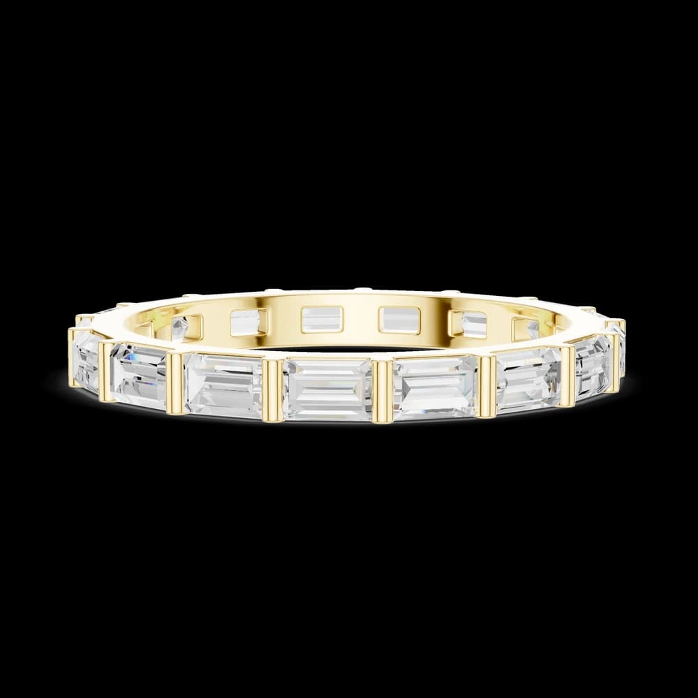 Baguette Diamond Eternity Lab Grown Diamond Ring - Image 4 Baguette Diamond Eternity Lab Grown Diamond Ring, view 4 of 6