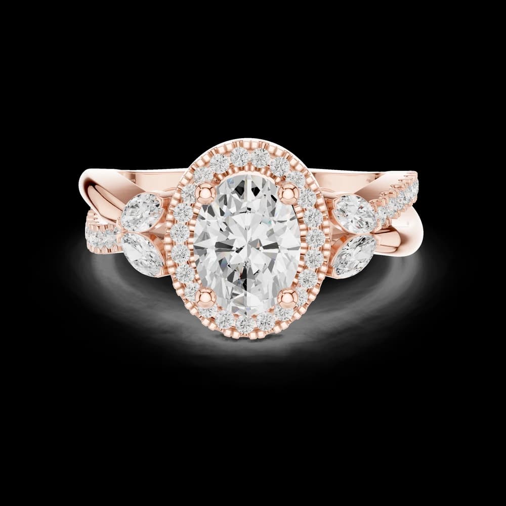 Bar Setting Lab Grown Diamond Ring - Image 1 Bar Setting Lab Grown Diamond Ring, view 1 of 6