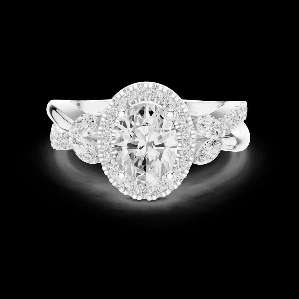 Bar Setting Lab Grown Diamond Ring - Image 2 Bar Setting Lab Grown Diamond Ring, view 2 of 6