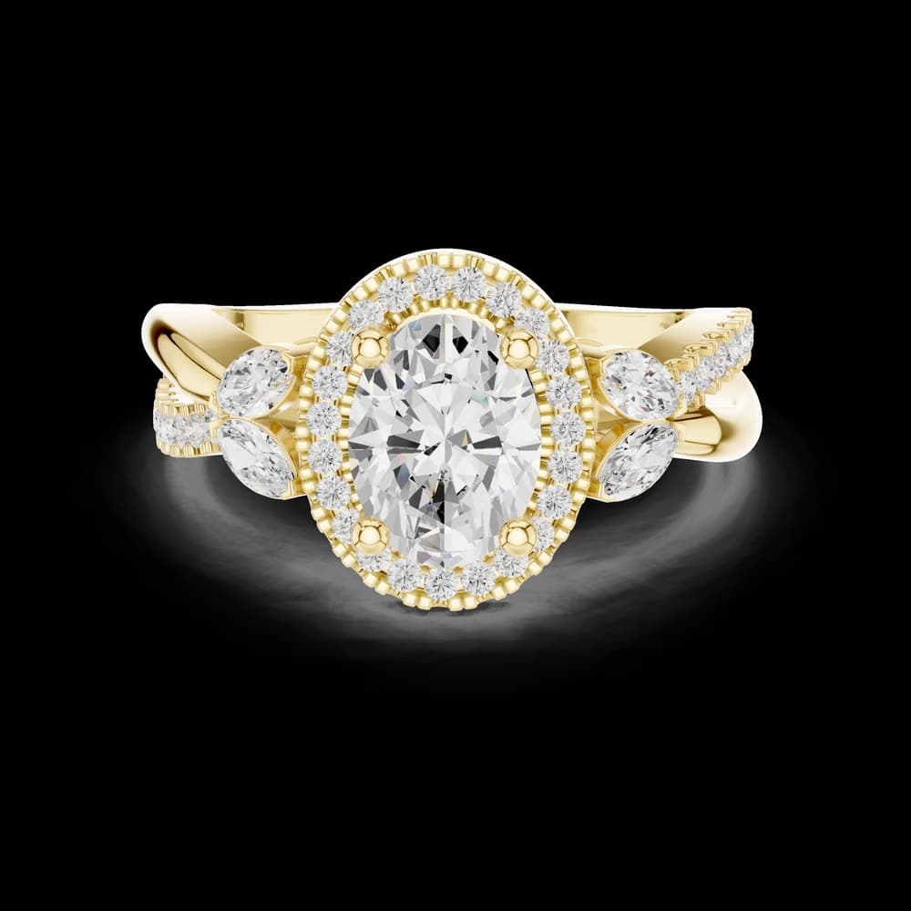 Bar Setting Lab Grown Diamond Ring - Image 3 Bar Setting Lab Grown Diamond Ring, view 3 of 6