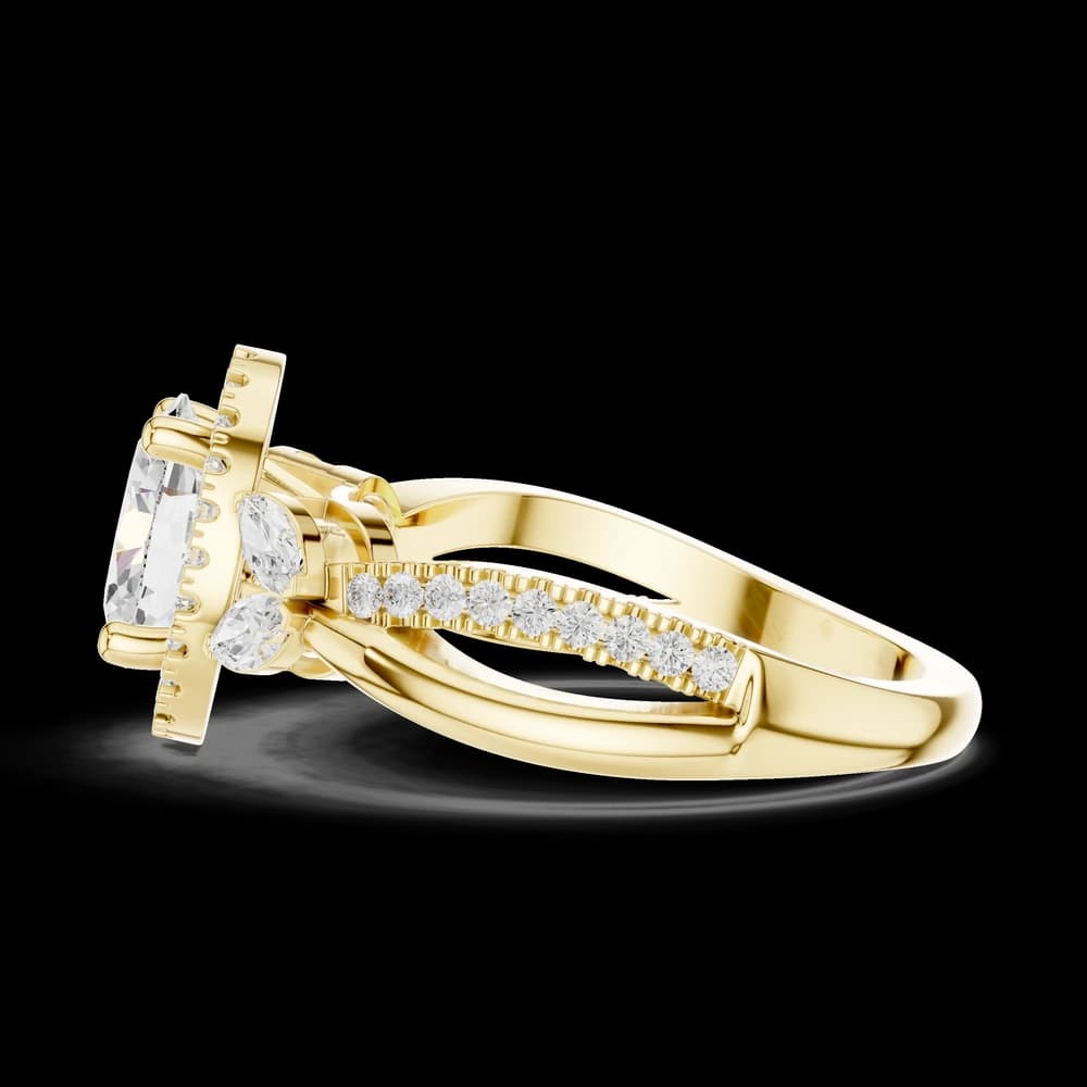 Bar Setting Lab Grown Diamond Ring - Image 6 Bar Setting Lab Grown Diamond Ring, view 6 of 6