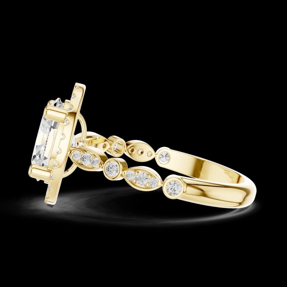 Barley Field Lab Grown Oval Diamond Ring - Image 9 Barley Field Lab Grown Oval Diamond Ring, view 9 of 9