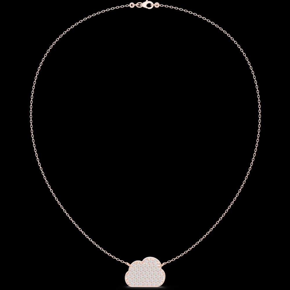 Baroque Classic-Cut Diamond Lab Grown Necklace - Image 1 Baroque Classic-Cut Diamond Lab Grown Necklace, view 1 of 6