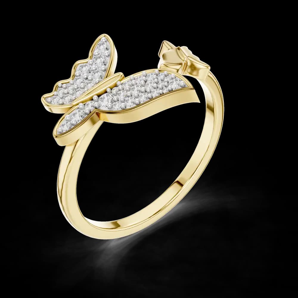 Beguiling Lab grown diamond Rings band - Image 5 Beguiling Lab grown diamond Rings band, view 5 of 6