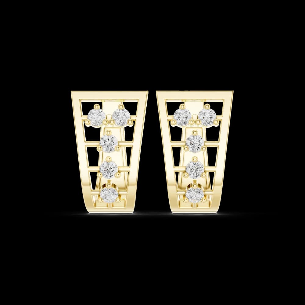 Bespoke Charm Lab Grown Diamond Earrings Jewelry - Image 3 Bespoke Charm Lab Grown Diamond Earrings Jewelry, view 3 of 6