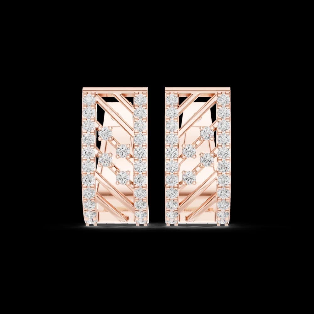 Best Kept lab grown diamond earring design - Image 1 Best Kept lab grown diamond earring design, view 1 of 6