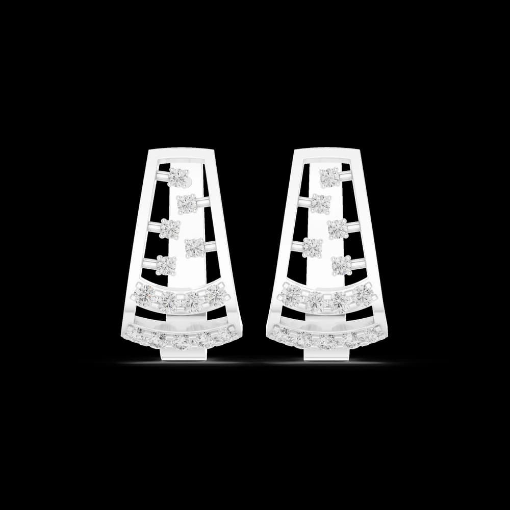 Better Half lab grown diamond earring design - Image 2 Better Half lab grown diamond earring design, view 2 of 6