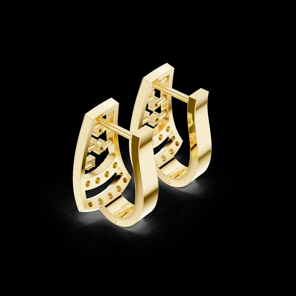 Better Half lab grown diamond earring design - Image 5 Better Half lab grown diamond earring design, view 5 of 6