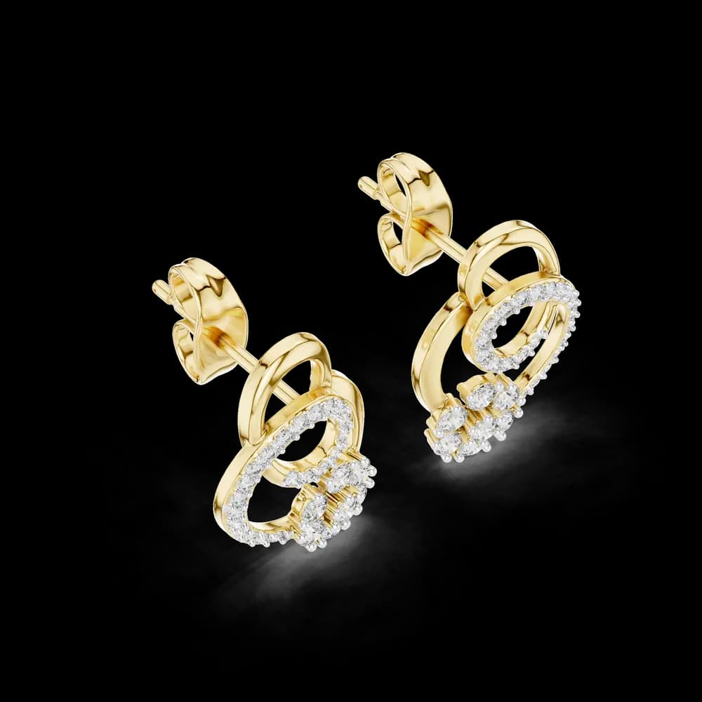 Bewitching Lab grown diamond Earrings set - Image 6 Bewitching Lab grown diamond Earrings set, view 6 of 7