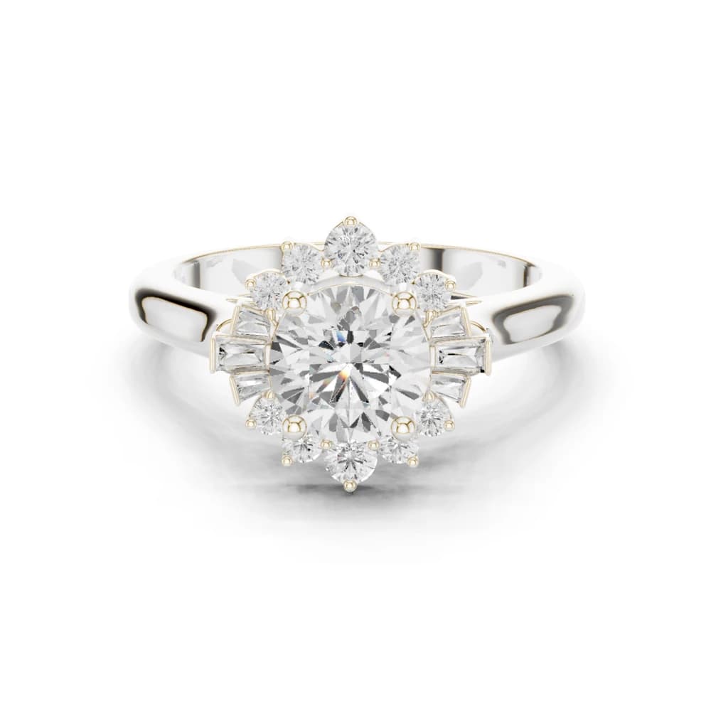 Birch Wood Lab Grown Round Diamond Ring - Image 2 Birch Wood Lab Grown Round Diamond Ring, view 2 of 9